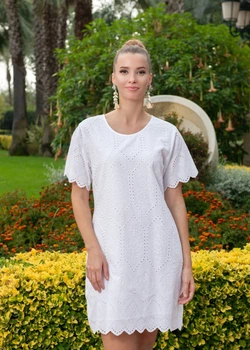 Летнее платье Fresh Cotton 23F-821 C 48(XL) Белый