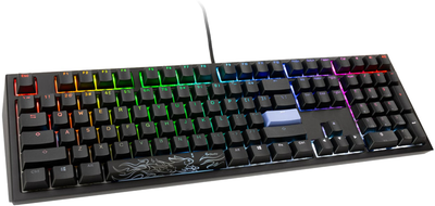 Клавіатура дротова Ducky Shine 7 PBT Gaming Cherry MX Red USB Black (4710578299954)