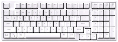 Клавіатура бездротова VGN V98 Numbani Linear White (GATA-2615)