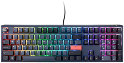 Klawiatura przewodowa Ducky One 3 RGB LED Cherry MX Red USB Cosmic Blue (100043086)