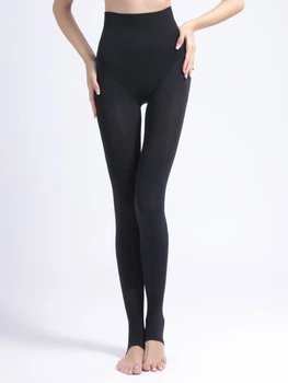 Колготки утягуючі з трусиками чорні 180 ден One Size