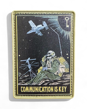 Патч / шеврон Communication is key (Спілкування - це ключ)