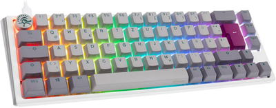 Клавіатура дротова Ducky One 3 SF Cherry MX Blue USB Mist Grey (100043151)