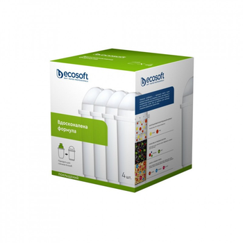 Система фильтрации воды Ecosoft К-т Картриджів для кувшинів покращений (3+1 шт) (4820056801484) (204679)