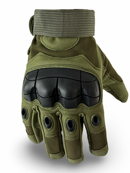 Тактичні повнопалі рукавички Оліва XL