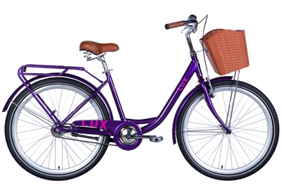 Велосипед ST 26" Dorozhnik LUX Velosteel рама-17" Сливовий 2025