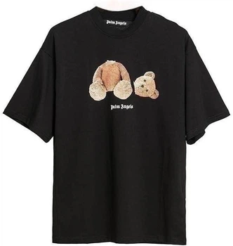 Женская футболка c логотипом PALM ANGELS KILL THE BEAR TEE Размер M Черный