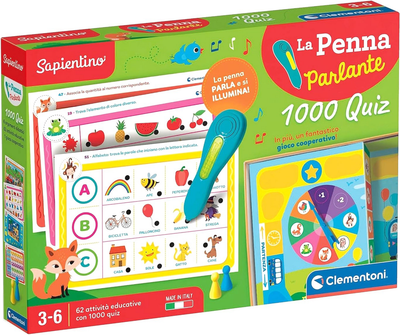 Interaktywna zabawka Clementoni The Interactive Pen 1000 Quiz (8005125167982)