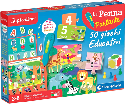 Interaktywna zabawka Clementoni The Interactive Pen 50 Educational Games (8005125167999)