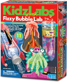 Zestaw do eksperymentów naukowych 4M Kidzlabs Fizzy Bubble Lab (4893156034540)