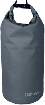 Водонепроникна сумка OstroVit Dry Bag 20 л Сіра (5903933907369)