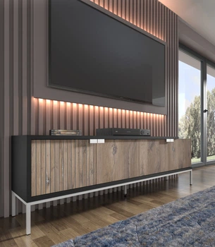 Тумба под телевизор TOLEDO 200 дуб Flagstaff BIM FURNITURE