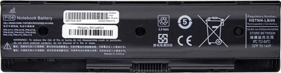 Аккумулятор 1stCharger для ноутбуков HP Envy 15 (HSTNN-LB4N (PI06) 10.8V 5200mAh Black (BN1st6031)