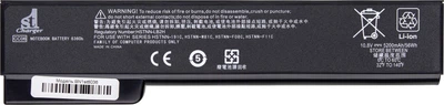 Аккумулятор 1stCharger для ноутбуков HP HSTNN-LB2G(CC06) 10.8V 5200mAh Black (BN1st6036)