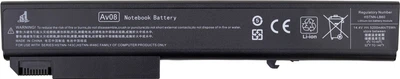 Акумулятор 1stCharger для ноутбуків HP EliteBook 8530 (KU533AA) 14.4V 5200mAh Black (BN1st6041)
