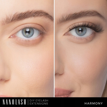 Штучні вії Nanolash Eyelash у кластерах Harmony 36 шт (5905669547857)