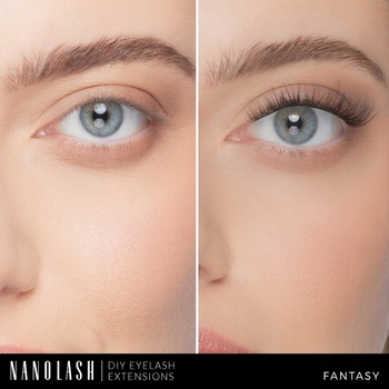 Штучні вії Nanolash Eyelash у кластерах Fantasy 36 шт (5905669547833)