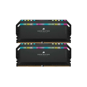 Модуль пам'яті для комп'ютера Corsair DDR5 32GB (2x16GB) 6000 MHz Dominator Platinum RGB Black (CMT32GX5M2X6000C36)