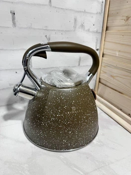 Чайник із свистком Edenberg EB-1981-Brown нержавіюча сталь 3 л коричневий