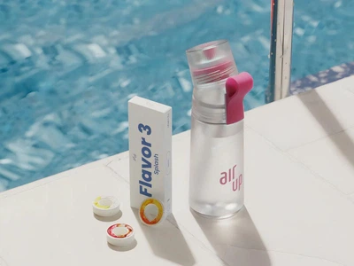 Пляшка Air Up Gen 2 Bottle Pink Splash 600 ml з 3-ма різними капсулами