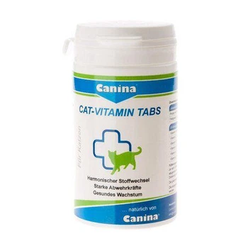 Витамины для кошек Canina "Cat-Vitamin" 100 таблеток, 50 г (мультивитамин)