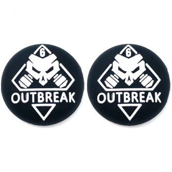 Силиконовые накладки на стики Outbreak для геймпадов Sony DualShock PS4 / DualSense PS5 / Xbox Series|One (2шт.) [437156159]