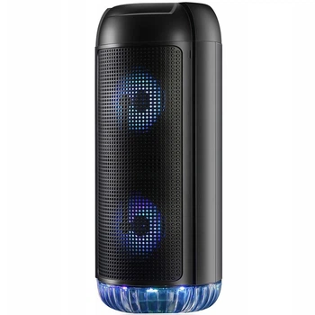Бездротова портативна колонка 1.0 Media-Tech Partyox Uni B Bluetooth FM MP3 Caraoke 30Вт LED Light Black (MT3174)