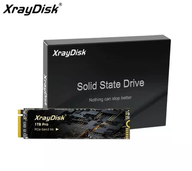 SSD диск XrayDisk Pro M.2 2280 NVME PCIe 3x4, TLC, 1TB (SM2263XT