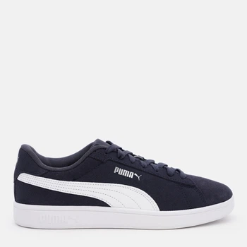 Жіночі кеди шкіряні низькі Puma Smash 3.0 39098403 39 (6UK) 25 см Parisian Night-Puma White-Puma Silver (4065452748579)