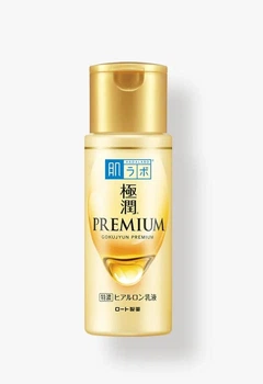 Молочний лосьйон HADA LABO Gokujyun PREMIUM Hyaluronic Milk Lotion із 7 видами гіалуронової кислоти, лактококк, 140 г