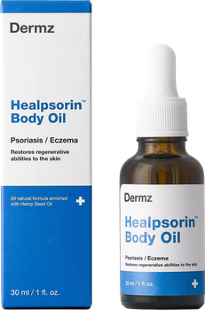 Олія для догляду за тілом Dermz Healpsorin при псоріазі та АД 30 мл (5907222288177)