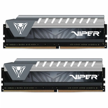 DDR4 Patriot Viper V4 Elite 32GB (Kit of 2x16384) 2666MHz CL16 DIMM Black/Grey (PVE432G266C6KGY)