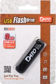 Flash DATO USB 2.0 DS2001 8Gb black