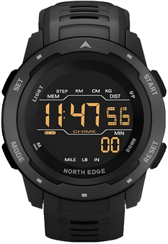 Мужские часы North Edge MARS Pro Nano Black 5BAR