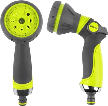 8-функціональний пістолет-розпилювач Bradas Ergonomic, Lime Line (LE-5114)