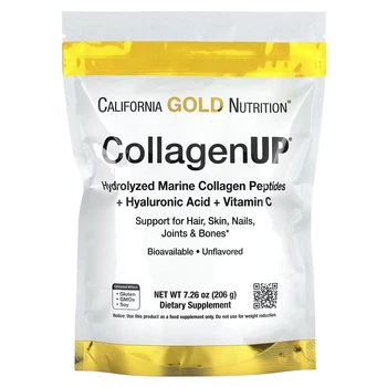 Коллаген California Gold Nutrition Коллаген Пептиды UP без ароматизаторов 7,26 унц. (206 г)