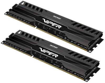 Оперативна пам'ять Patriot DDR3-1600 8192MB PC3-12800 (Kit of 2x4096) Viper III Black (PV38G160C9K)