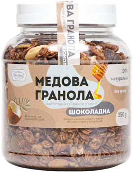 Гранола Oats&Honey шоколадная пластиковая банка 250 г (4820013333935)