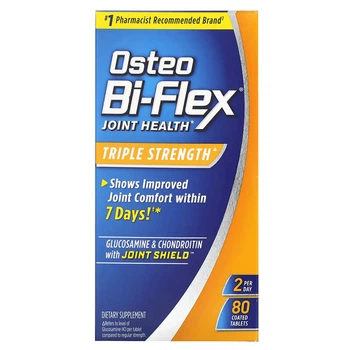 Природные добавки Osteo Bi-Flex Здоровье суставов тройная сила Joint Health Triple Strength 80 таблеток