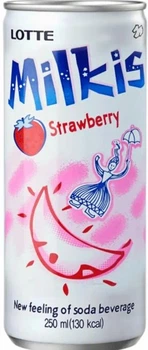 Безалкогольный напиток Lotte Milkis Strawberry 250мл