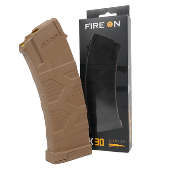 Магазин FireON АК30 5,45*39 Койот / Жовтий подавач