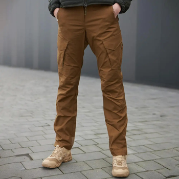 Женские брюки с манжетами Military рип-стоп койот размер S