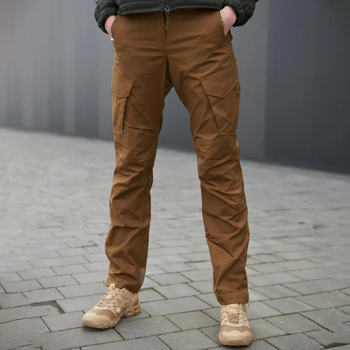 Женские брюки с манжетами Military рип-стоп койот размер 2XS