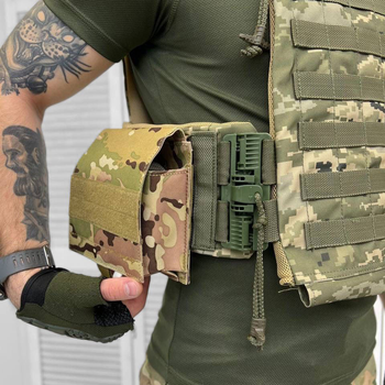 Универсальный Подсумок Cordura с системой MOLLE мультикам в уменьшенном размере