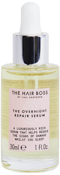 Сироватка для волосся The Hair Boss By Lisa Shepherd Відновлювальна та зміцнювальна нічна 30 мл (5060427355843)