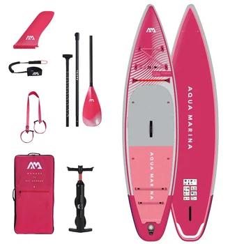 Сапборд Aqua Marina CORAL TOURING RASPBERRY 11’6″ 2023 - надувная доска для САП сёрфинга, sup board BT-23CTPR