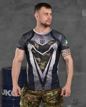 Армійська чоловіча футболка потовідвідна Ukrainian Army 2XL різнокольорова (86425)