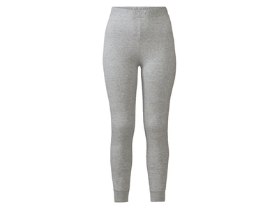 Пижамные брюки хлопковые трикотажные для женщины Esmara LYCRA® 498660-1 L Серый