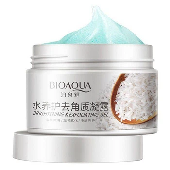 Відлущуюча гель-скатка для обличчя Bioaqua Exfoliating Gel з екстрактом рису, 140 г