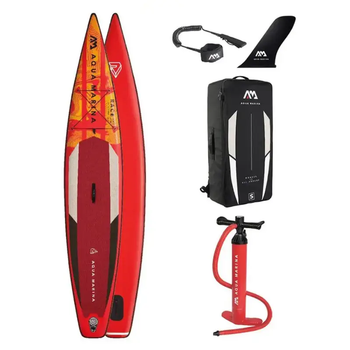 Сапборд Aqua Marina Race iSUP 12'6 2021 - надувная доска для САП сёрфинга, sup board